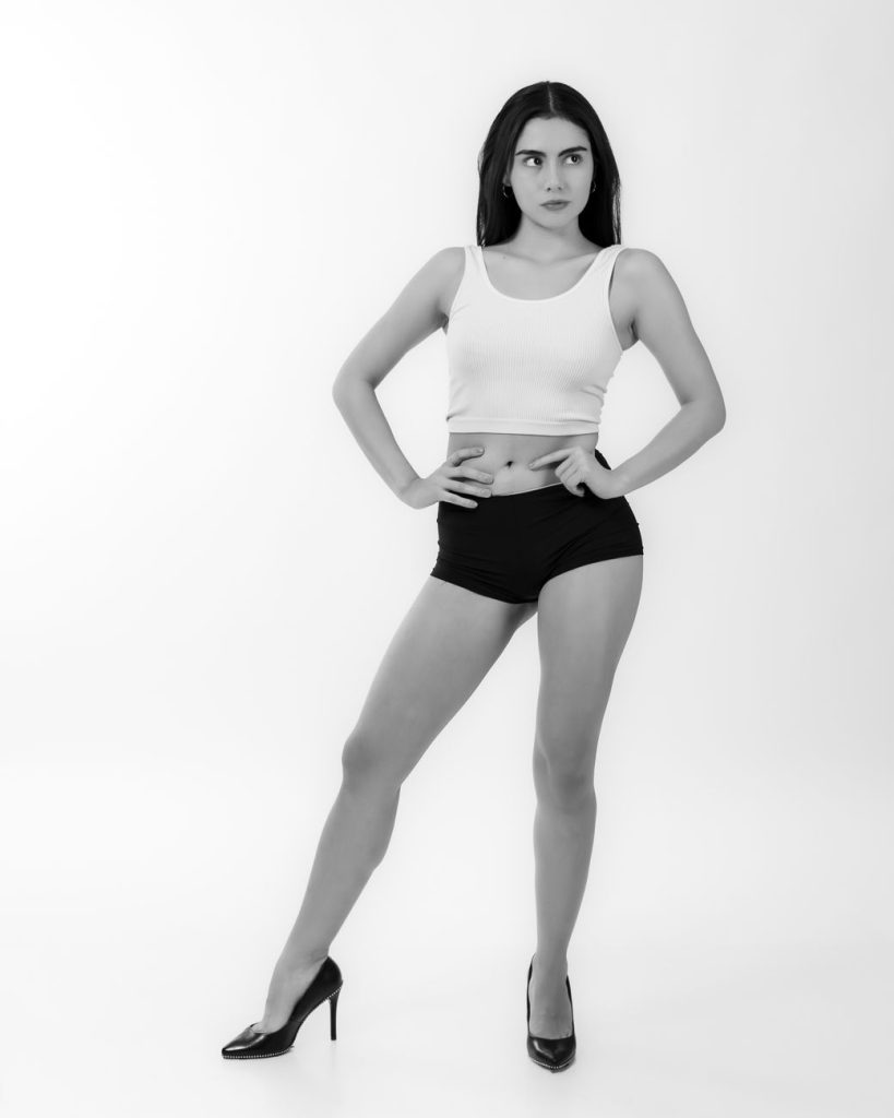 Mujer joven y seductora